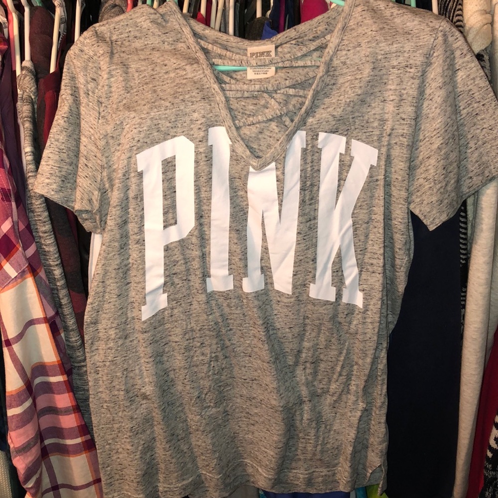 Xs grey Victoria’s Secret v neck shirt